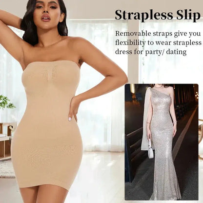 Sculpta™ Robe Gainante Sans Bretelles Femme | Sculptante & Invisible | Sculpta NutriNest